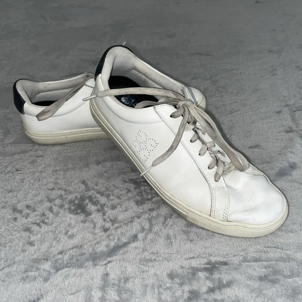 G/Fore Mens 9.5‎ White Spikeless Leather Golf Shoes